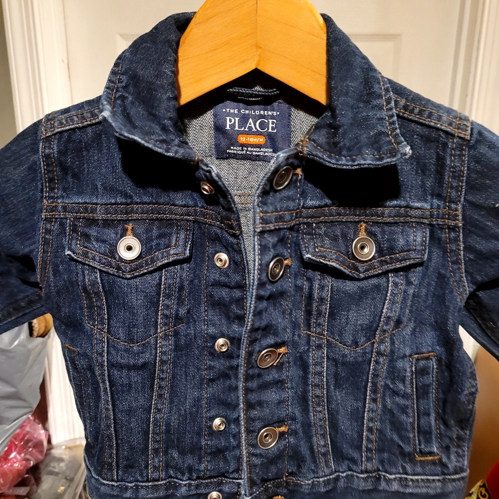 Children's Place 12-18 mos. jean jacket